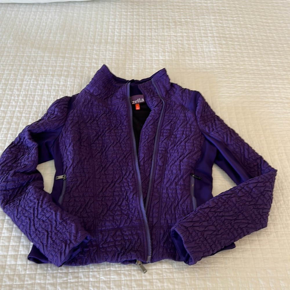 Zella Purple Quilted Jacket